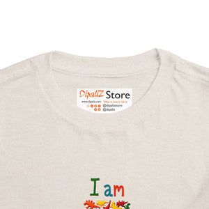 Festive Toddler Tee - Vibrant Floral 5th Birthday - Dipaliz - T-shirts
