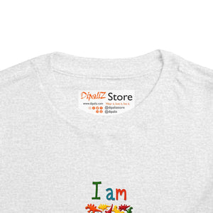 Festive Toddler Tee - Vibrant Floral 5th Birthday - Dipaliz - T-shirts