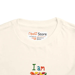 Festive Toddler Tee - Vibrant Floral 5th Birthday - Dipaliz - T-shirts