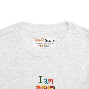 Festive Toddler Tee Vibrant Floral Birthday Bash Design - Dipaliz - T-shirts