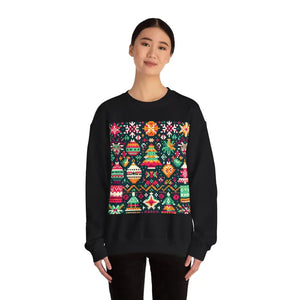 Festive Unisex Heavy Blend Sweatshirt - Ribbed Knit Collar - Dipaliz - Sweatshirts