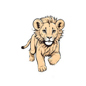 Lion Vinyl Decals - Fierce Roaring Wall Art - Dipaliz - Decor