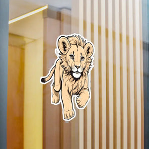 Lion Vinyl Decals - Fierce Roaring Wall Art - Dipaliz - Decor