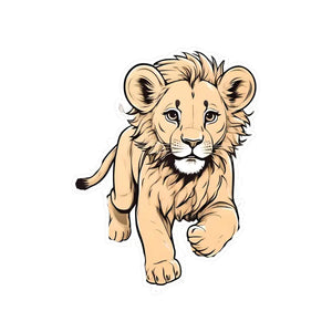 Lion Vinyl Decals - Fierce Roaring Wall Art - Dipaliz - Decor