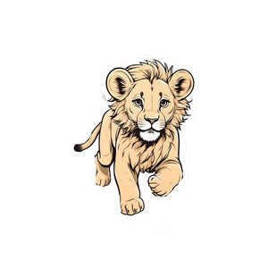 Lion Vinyl Decals - Fierce Roaring Wall Art - Dipaliz - Decor