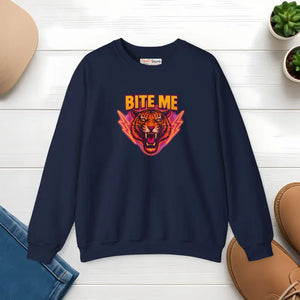 Fierce Tiger Sweatshirt Bold Comfort Maintains Shape - Dipaliz - Navy / s - Sweatshirts