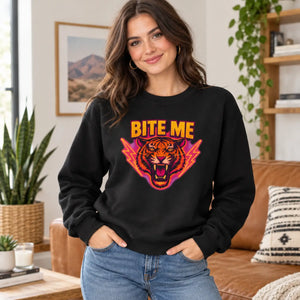 Dipaliz fierce tiger sweatshirt bold cotton blend - sweatshirts
