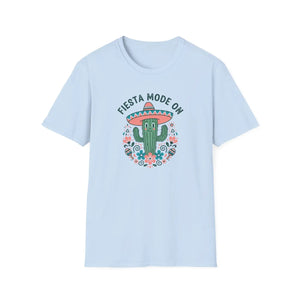 Fiesta Mode on Cactus T-shirt - T-shirts - m