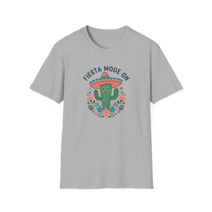 Fiesta Mode on Cactus T-shirt - T-shirts - m