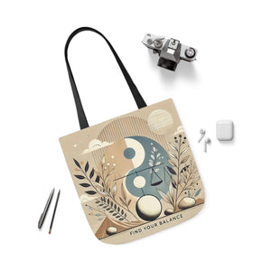 Bold Abstract Canvas Tote - Modern Pattern Design - Dipaliz - Bags