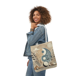 Bold Abstract Canvas Tote - Modern Pattern Design - Dipaliz - Bags
