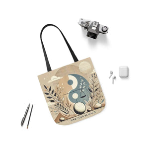 Bold Abstract Canvas Tote - Modern Pattern Design - Dipaliz - Bags