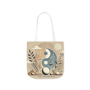 Bold Abstract Canvas Tote - Modern Pattern Design - Dipaliz - Bags