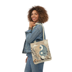 Bold Abstract Canvas Tote - Modern Pattern Design - Dipaliz - Bags