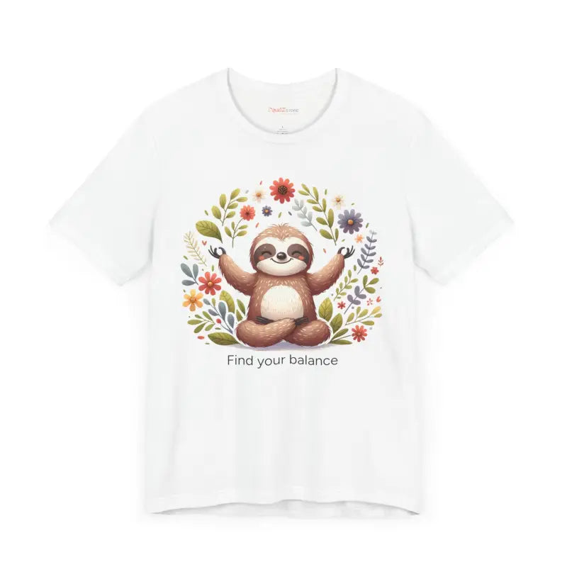 Serene Sloth Yoga Unisex Jersey ?? Ultimate Comfort Tee - T-shirt