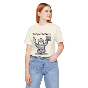 Sustainable Unisex Jersey Short - Ribbed Knit Collars - Dipaliz - T-shirts