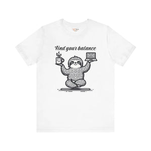 Sustainable Unisex Jersey Short - Ribbed Knit Collars - Dipaliz - T-shirts