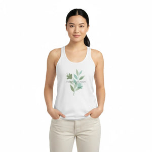 Slim Racerback Tank - Find Peace Nature Cotton - Dipaliz - Tops - s