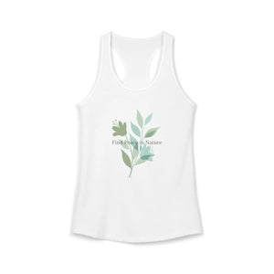 Slim Racerback Tank - Find Peace Nature Cotton - Dipaliz - Tops - s