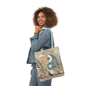 Bold Canvas Tote - Abstract Pattern Modern Design - Dipaliz - Bags