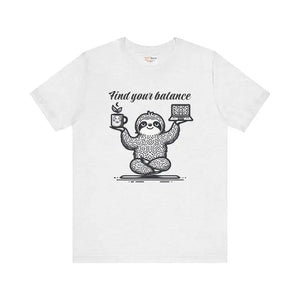 Unisex Jersey Short Sleeve Tee - Sustainable Fashion - Dipaliz - Ash / s - T-shirts