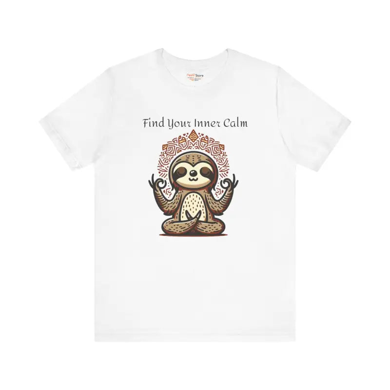 Unisex Jersey Short Sleeve Tee - Sloth Yoga Vibes - T-shirt