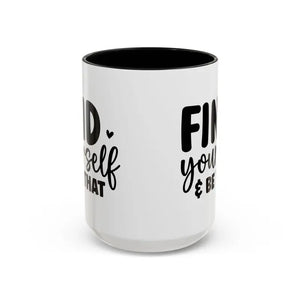 Mug - Accent Coffee - Vibrant Interior Morning Ritual - Dipaliz 15oz / Black