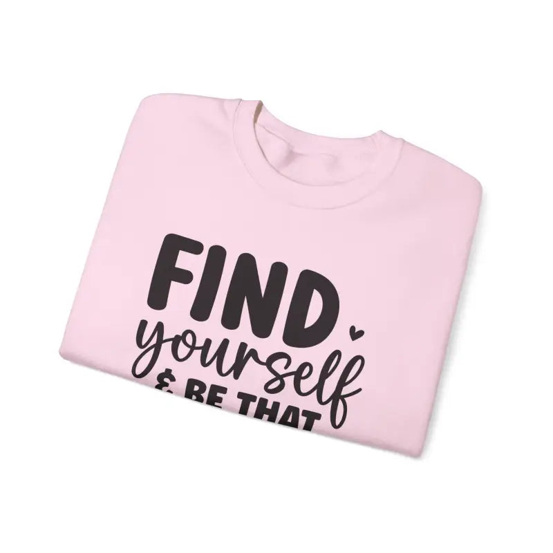 Find Yourself in Cozy Unisex Heavy Blend Crewneck - Sweatshirt