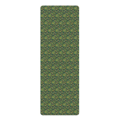 Unlock Zen with a Paisley Pattern Rubber Yoga Mat - 24” x 68” Home Decor