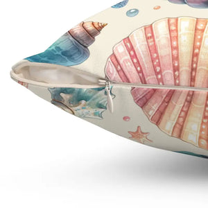 Fishes Throw Pillow - Spun Polyester Square - Dipaliz - Pillows