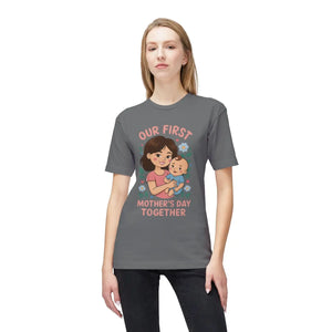 Soft Cotton our First Mother’s Day T-shirt - Dipaliz - T-shirts - s