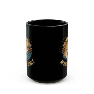 Fish on Black Ceramic Mug - Perfect for Lovers - Dipaliz - Mugs