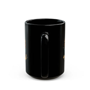 Vibrant Fish Black Ceramic Mug - Lover’s Gift - Dipaliz - Mugs