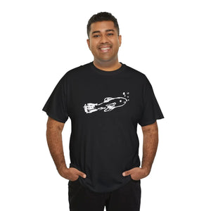 Hand Drawn Fish Unisex Heavy Cotton Tee - Bubbles - Dipaliz - T-shirts