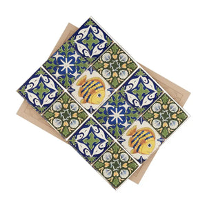 Fish Geometrical Ceramic Wall Tiles - Modern Art Design - Dipaliz