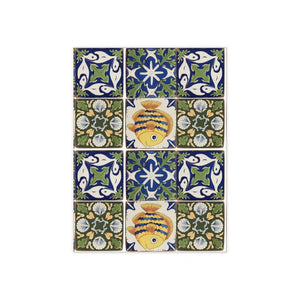 Fish Geometrical Ceramic Wall Tiles - Modern Art Design - Dipaliz