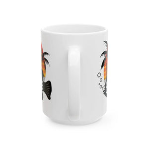 Vibrant Fish Island Ceramic Mug - Dipaliz - Mugs