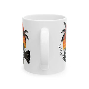 Vibrant Fish Island Ceramic Mug - Dipaliz - Mugs