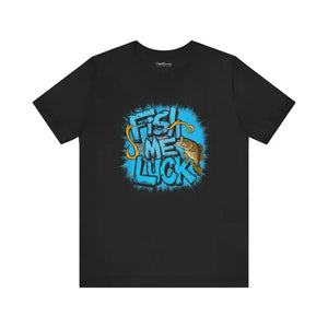 Unisex Jersey Short Sleeve Tee - Fish me Luck Music Lover - Dipaliz - T-shirts