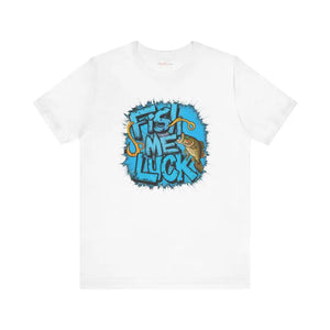 Unisex Jersey Short Sleeve Tee - Fish me Luck Music Lover - Dipaliz - T-shirts