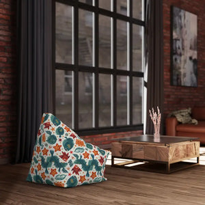 Funky Fish Bean Bag Chair Cover Tropical Vibes by Dipaliz - Slipcovers