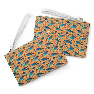 Chic Fish Pattern Clutch - Luxurious Vegan Leather - Dipaliz - Bags