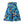 Fish Print Skater Skirt, Blue Tropical Aquarium Pattern - Skirts - Xs