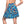 Fish Print Skater Skirt, Blue Tropical Aquarium Pattern - Skirts - Xs