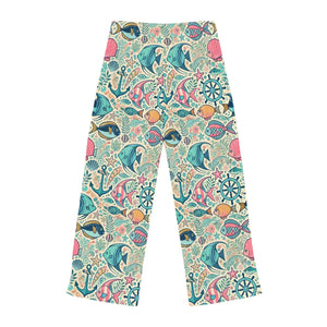 Soft Fish Pajama Pants - Polyester Jersey Knit - Dipaliz - Pajamas