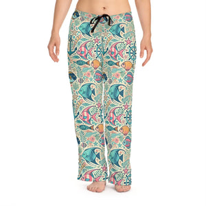 Soft Fish Pajama Pants - Polyester Jersey Knit - Dipaliz - Pajamas
