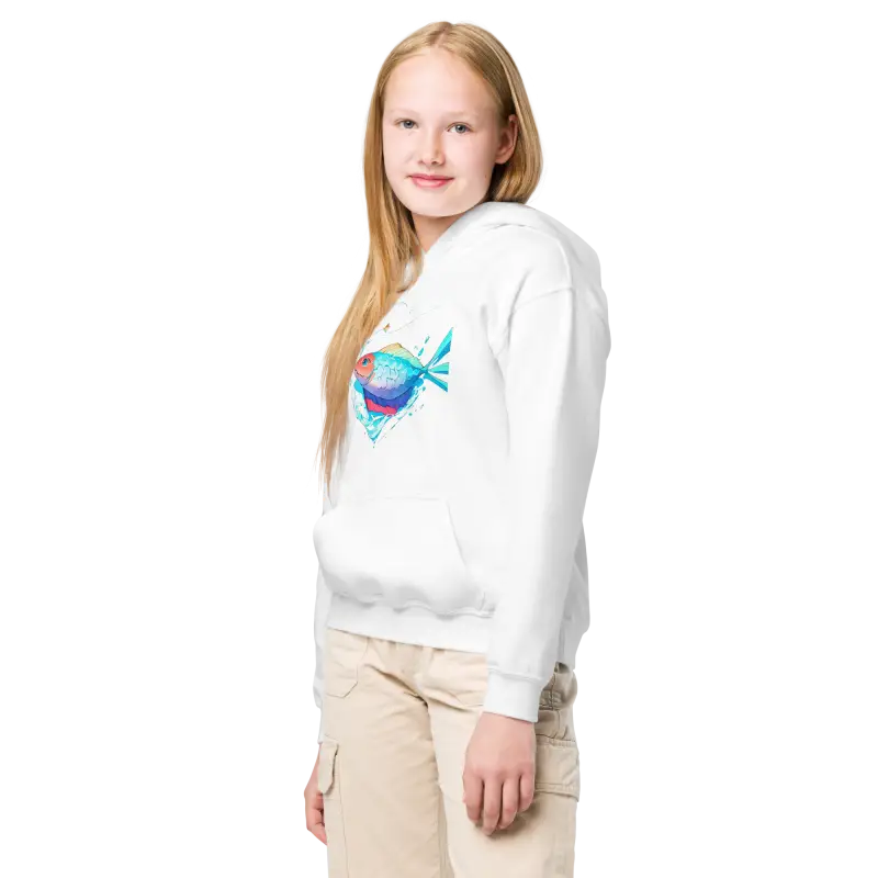 Dive Into Style with Youth Fish Swim Team Hoodie! - Kids Clothes