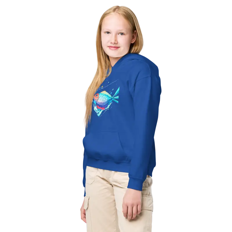 Dive Into Style with Youth Fish Swim Team Hoodie! - Kids Clothes