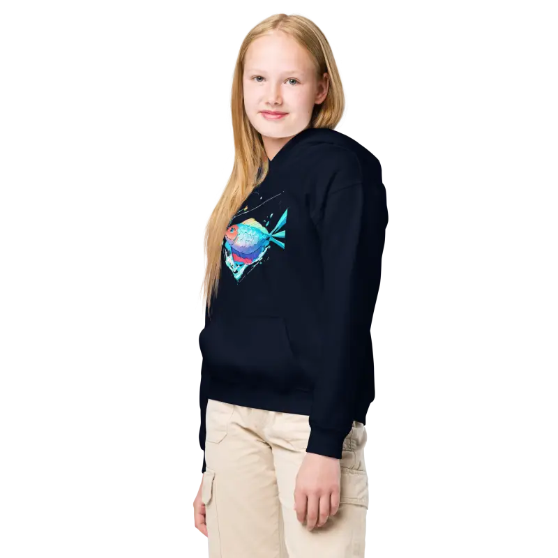 Dive Into Style with Youth Fish Swim Team Hoodie! - Kids Clothes