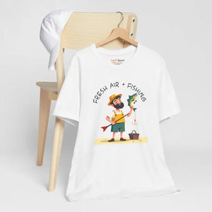 Fresh Air Fishing Unisex Jersey Tee - Comfort Style - Dipaliz - T-shirts